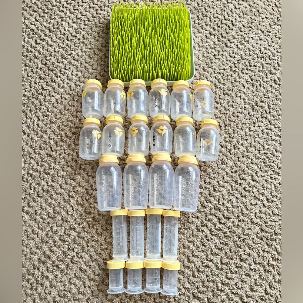 Baby Bottle and Drying Rack Set